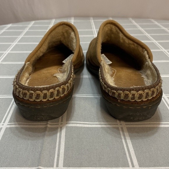 UGG Kohala 5135 Brown Sheepskin Lined Suede Slip On Clog Shoes Size 9 Women’s - Picture 3 of 14